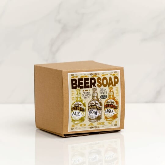 NZ Handmade Natural Box Of Beer Soap NZ Handmade Natural Box Of Beer Soapap Vintage Look