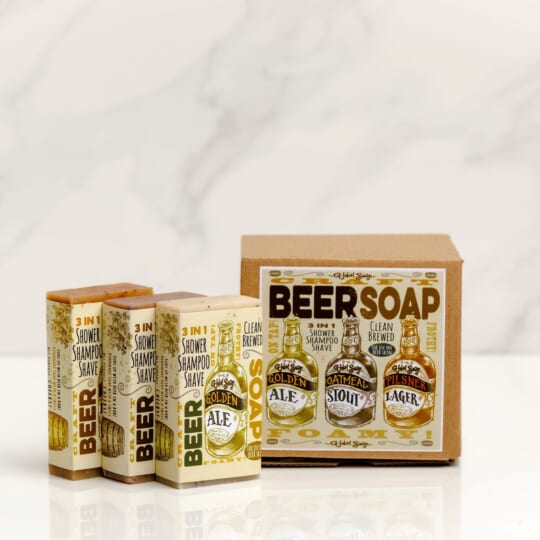 NZ Handmade Natural Box Of Beer Soap NZ Handmade Natural Box Of Beer Soap