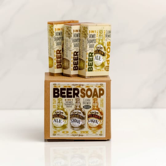 NZ Handmade Natural Box Of Beer Soap NZ Handmade Natural Box Of Beer Soap