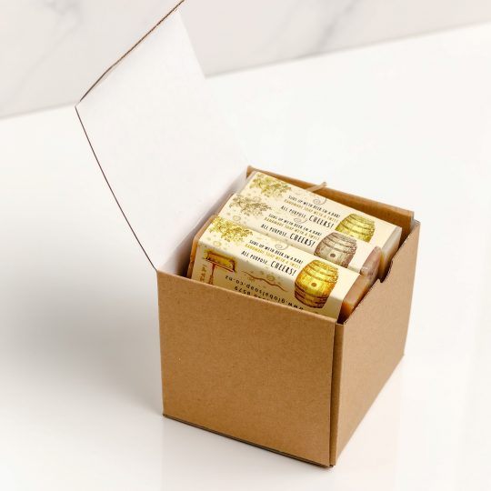 NZ Handmade Natural Box Of Beer Soap