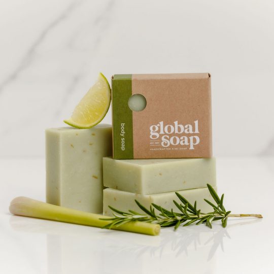 NZ Handmade Natural Lemongrass, Rosemary & Lime Soap