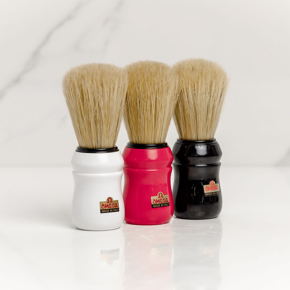 Omega Shaving Brush Boar Bristle