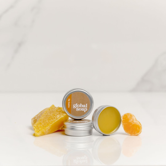 NZ Handmade Natural Mandarin Scented Beeswax Lip Balm NZ Handmade Natural Mandarin Scented Beeswax Lip Balm