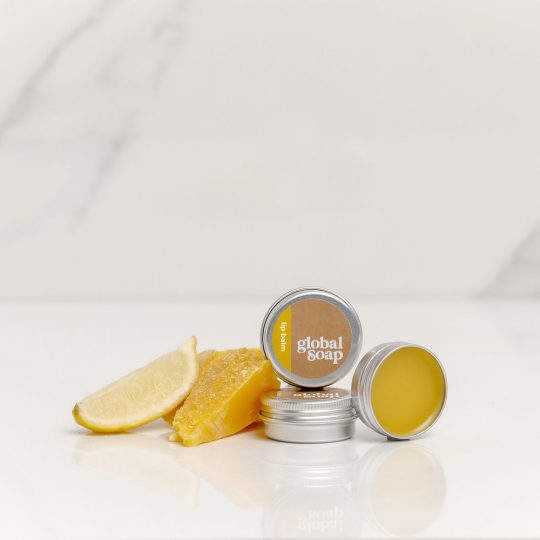 NZ Handmade Natural Lemon Scented Beeswax Lip Balm