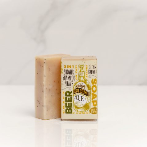 NZ Handmade Natural Ale Beer Soap Vintage Look